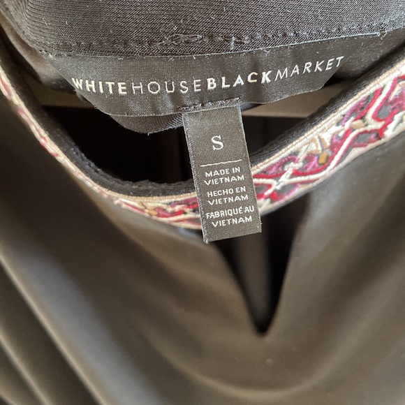 White House Black Market black dress with jewel details - Picture 3 of 11